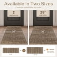thumbnail image 3 of BERTHMEER 2'x6' Runner Rugs for Hallway Entrance Bedroom Entryway Kitchen Non Slip Washable Traditional Vintage Oriental Runner Rugs, Brown, 3 of 9