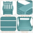 thumbnail image 6 of CHYVARY 1 Peak Patio Adirondack Chair Plastic Single Chairs,Rocking Chair Fire Pit Outdoor Lounge Chair for Lawn and Garden,Lake Blue, 6 of 8