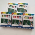 thumbnail image 2 of Tiza de color para dibujo de profesores sin polvo, tiza para pizarra, papelería, material escolar de oficina, 12 piezas de colores, 2 of 3