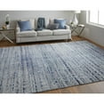thumbnail image 5 of 3' X 5' Blue And Ivory Abstract Power Loom Stain Resistant Area Rug, 5 of 10