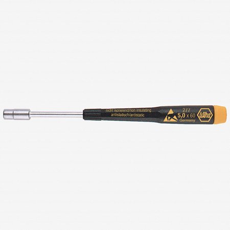 Wiha 27722 Nut Driver with Precision ESD Safe Dissipative Handle ...