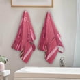 thumbnail image 4 of SKYSONIC 2 Pack Happy Valentines Day Heart Bath Hand Towels, Ultra Soft and Absorbent, Pink Box Chocolate Decorative Fingertip Face Towel for Home, Bathroom, Kitchen, 28.3"x14.4", 4 of 5