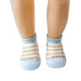 thumbnail image 5 of Zanarzt Baby Girls Toddler Anti Slip Socks Kids Toddler Boys Girls Summer Striped Breathable Soft Sole Rubber Shoes Socks Slipper Light blue,9-12 Months, 5 of 6