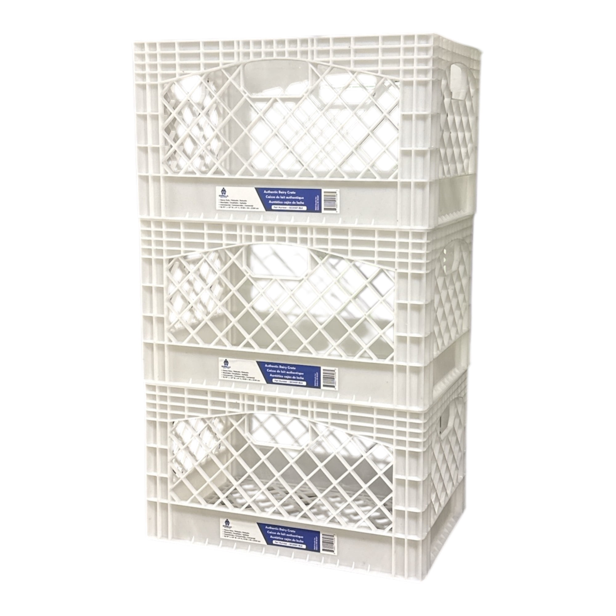 Gorilla Crate 24QT Milk Crate White