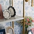 thumbnail image 5 of Sterling & Noble Home – 4x6 Picture Frame – Looped Scalloped Black Cream Oval Ceramic Photo Frame, 5 of 8