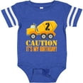thumbnail image 3 of Inktastic 2nd birthday construction truck, cement mixer - 2 years old Boys or Girls Baby Bodysuit, 3 of 5