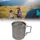 thumbnail image 5 of Taza de titanio ANGGREK Con Asa Plegable Para Uso En exteriores, 5 of 8