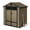 Brown, variant on Dextrus 6x4.4 FT Outdoor Storage Shed with Floor and Window, Large Storage Shed with Lockable Door, and Vents, Light Gray