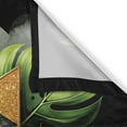 thumbnail image 3 of Ambesonne Monstera Kitchen Curtains, Abstract Boho Mystery Art, 55"x45", Fern Green Pale Brown, 3 of 3