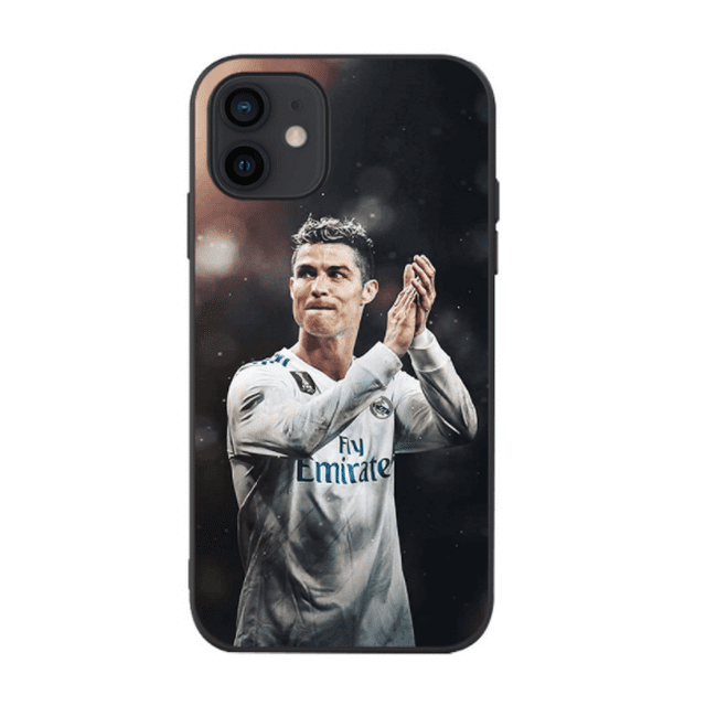 IPhone 12 13 14 Mini Pro Max plus phone case, Football star RONALDO Iphone case