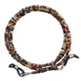 thumbnail image 3 of Esquirla Chaîne de Perles pour Lunettes Support de Lanière Premium pour Lunettes de Lecture Café, 3 of 8