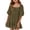 Army Green, variant on CCRFTGI Summer Dresses for Kids Girls Size 10-12 Casual Dress Tie Backless Square Neck Ruffle Birthday A-Line Mini Dress Navy 11-12 Years