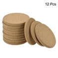 thumbnail image 3 of Uxcell 100mm(3.94") Round Coasters 10mm Thick Cork Cup Mat Pad Round Edge 12 Pack, 3 of 5