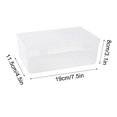 thumbnail image 4 of yilyih Transparent Book Storage Box Sorting and Packaging Book Shelf Storage Box Desktop Children'S Picture Book Storage Box, 4 of 9