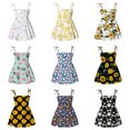 thumbnail image 4 of Falda de verano para niñas, vestido de playa sin mangas con flores, bonito y a la moda, 4 of 6