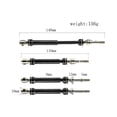 thumbnail image 7 of 4x 116mm-148mm Hardened Steel Front Rear Driveshaft RC Hobby Car Drive Shaft, 7 of 7