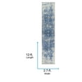 thumbnail image 3 of Livabliss Area Rugs for Living Room, 3x12 Harput Traditional Blue Runner Rug, Bedroom Dining Room Home Decor Stain Resistant Carpet (2'7" x 12' Runner), 3 of 9