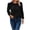 Black, variant on biudgviw Sweater for Women Crew Neck Cable Knit Pullover Tops Long Sleeve Solid Color Comfortable Blouses Fall Clothing