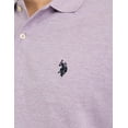thumbnail image 3 of U.S. Polo Assn. Mens Solid Pique Polo With Small Pony, Lilac Heather, Medium, 3 of 3