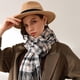 thumbnail image 5 of Bufanda de otoño invierno para mujer, bufanda clásica Sugezi, bufanda cálida a cuadros, 5 of 5
