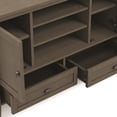 thumbnail image 6 of Simpli Home Warm Shaker 47 inch Wide Solid Wood TV Stand in Farmhouse Grey For TVs up to 50 inches, 6 of 13