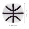 thumbnail image 2 of WHAMVOX 100 Pcs Perles de Sport pour Bracelets et Colliers Forme Ronde Blanche Acrylique Diy, 2 of 8