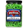 thumbnail image 2 of Apple Green Licorice Bits by Its Delish, 2.5 LBS 40 Oz Jumbo Container Jar  Original Style Chewy Green Apple Candy Twists  Great Gifts Party Sweets  Made in USA, Vegan, Kosher, 2 of 5