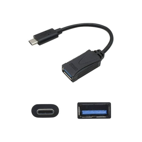 USB 3.1 USB 3.0 (A) Câble Adaptateur (C) vers de 7 Po - Câble USB - Type USB A (F) vers 24 Broches USB-C (M) - USB 3.1 - 6,7 Po - Noir