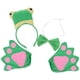 thumbnail image 4 of ColoMX 1 Juego de disfraz de rana para fiesta de Cosplay, diadema de rana encantadora, guantes, pajarita, suministro para disfraz, 4 of 7