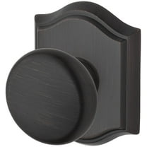 FDROUTAR112 Full Dummy Round Knob and Traditional Arch Rose Venetian Bronze Finish