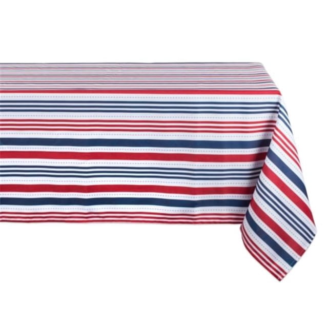 Nappe Extérieure à Rayures Patriotiques 60X84 Pouces