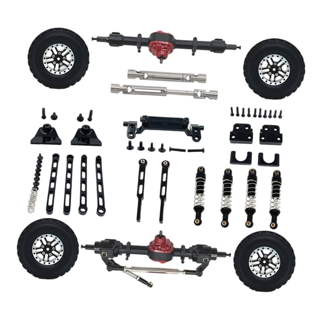 TISHITA Front Rear Portal Axle DIY Kit Drive Shafts Replacement for MN82T LC79 MN82S Black