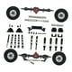 thumbnail image 1 of Kit de bricolaje para eje delantero y trasero, varillas de fijación de eje trasero de repuesto, soportes de metal, actualización robusta para coche RC Negro, 1 of 8