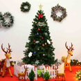 thumbnail image 2 of Topbuy 6ft Rond Pointe PVC Artificiel Arbre de Noël Branches à Charnières W / Stand Vert, 2 of 9