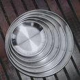 thumbnail image 2 of de platos de material acero inoxidable de 5 piezas, platos de de Metal, platos para servir ensaladas, vajilla libre para acampar, ,, 2 of 8