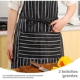 thumbnail image 4 of 4pcs Mandiles de Cocina Mujer con Bolsillo, Mandil Parrillero Hombre Ajustables, Adecuados para Chefs, Floristas, Panaderos, Manicuristas, 4 of 4