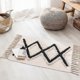 thumbnail image 4 of Retro Boho Hand Woven Tassel Carpet Farmhouse Rug Bedside Rug Geometric Floor Mat Living Room Bedro, 4 of 5