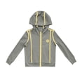 thumbnail image 7 of AINIYS Kids' Hooded Zip-Up Sweatshirt Jacket with Functional Pockets Lightweight Casual Coat for Daily Outdoor Play Wear Gray 2 Years, 7 of 7
