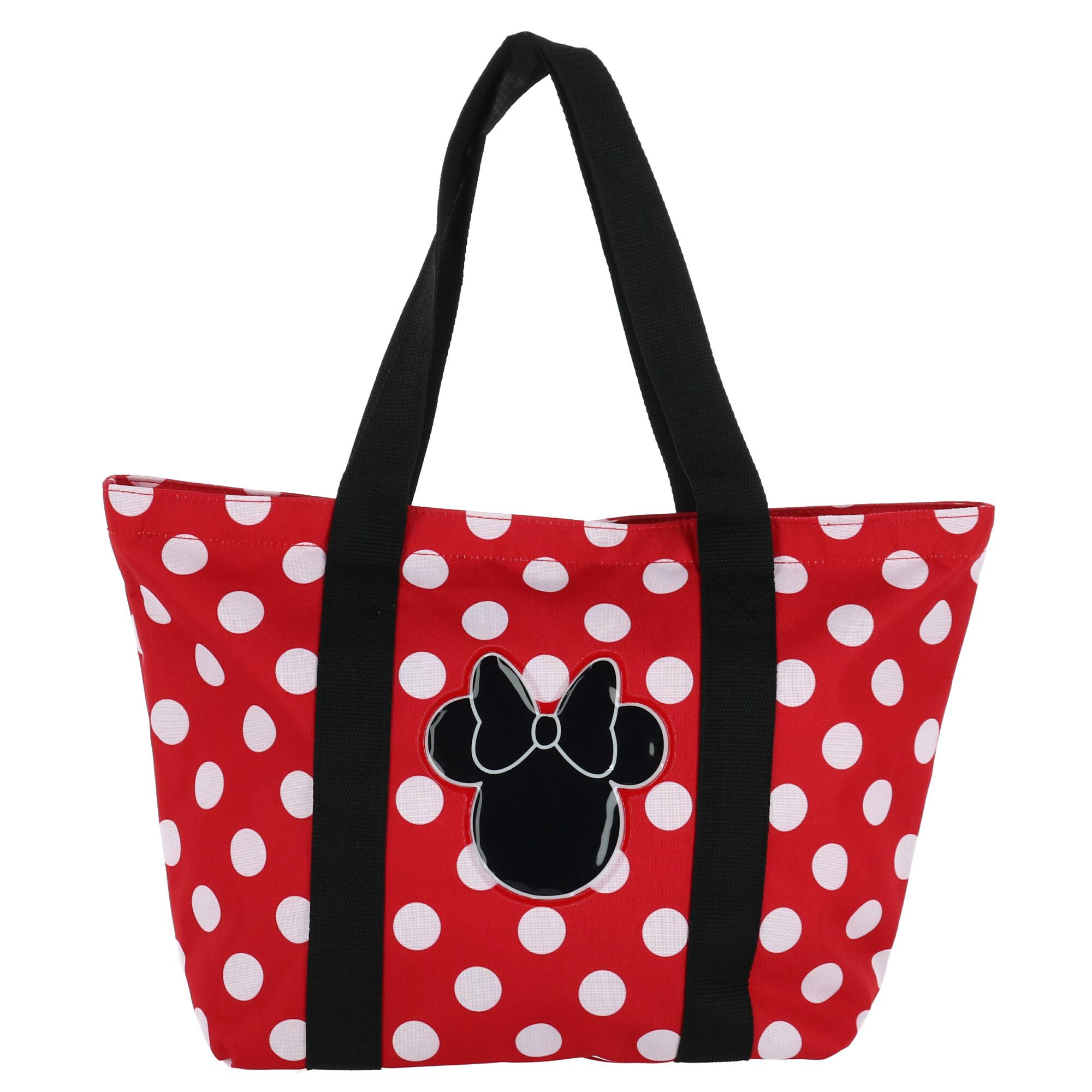 polka dot tote bag