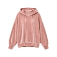 thumbnail image 2 of JUjie Lightweight Hoodies for Women Oversized Sweatshirt Comfort Drawstring Sweatshirts for Fall & Winter Top 2026 Basic Hoodie Outfits Pink XXL, 2 of 5