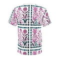 thumbnail image 2 of Enchanted Garden: Floral T-Shirt  Unisex Cut & Sew Tee, 2 of 4