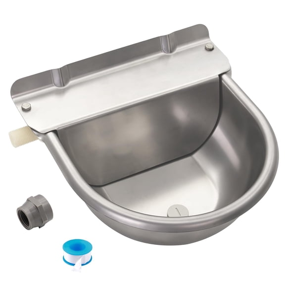 Bebedero automático para ganado MODUODUO de acero inoxidable de 5 L