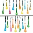 thumbnail image 2 of Collections Etc Solar Color Changing Raindrop-Shaped Light String - Includes 20 Lights That Stretch Over 9 Feet Long, 2 of 3