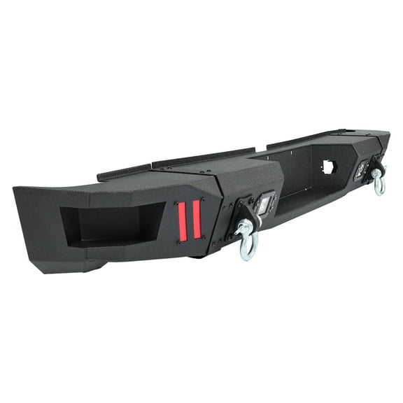 For Toyota Tundra 2007-13 New Steel Rear Bumper Textured W/ Spotlights D-Rings