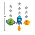 thumbnail image 2 of Creative Converting 346427 36 in. Space Party Hanging Cutouts - 36 Count, 2 of 3