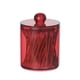 thumbnail image 3 of Dispensador de plástico transparente de 10 oz para bolas de algodón, hisopos, discos e hilo dental - Organizador de baño con tapa extraíble, 3 of 6