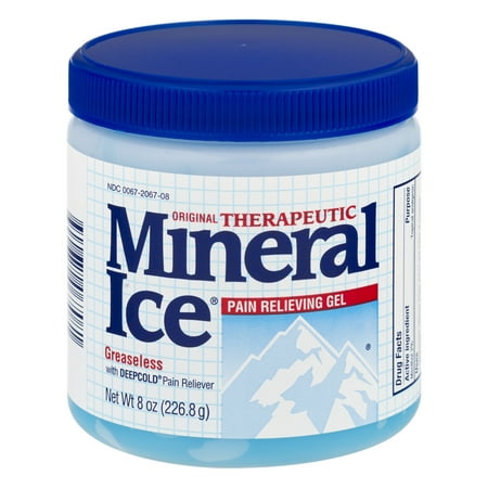 Mineral Ice, Therapeutic Pain Relieving Soothing Gel, 8 oz