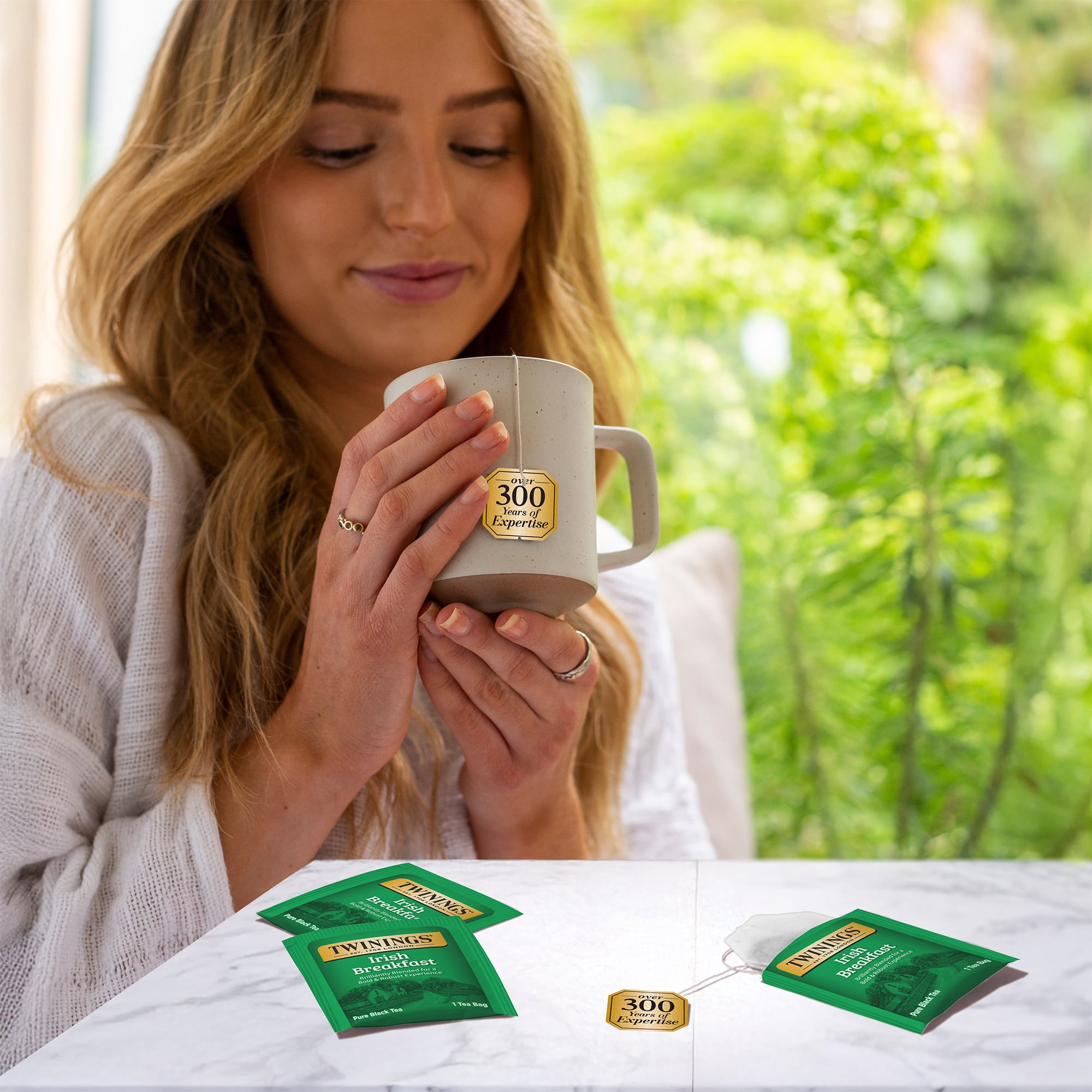 (4 pack) Twinings Irish Breakfast Robust Black Tea Bags, 50 Count Box