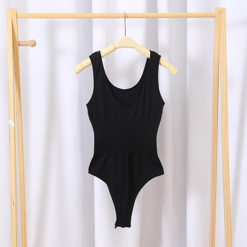 Traje De Sauna Para Mujer De Cuerpo Entero - Manga Corta, Compresión, Con Cremallera, Para Deporte Y Fitness