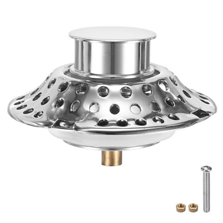Uxcell Bathtub Drain Stopper and Hair Catcher for 1.45-1.8 Inch Drains
